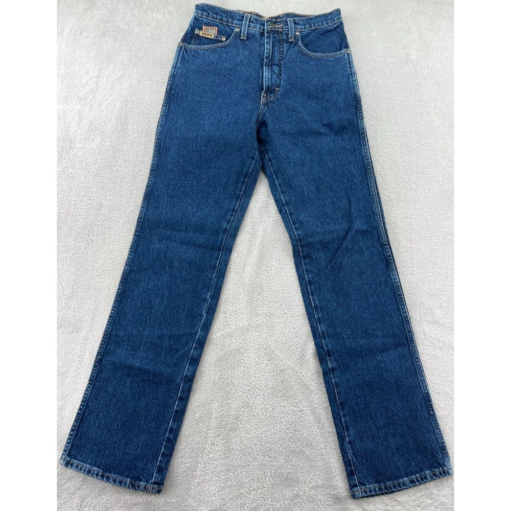 VTG Resistol Jeans Mens 30x32 Slim Fit Stone Wash USA Straight Western Rodeo